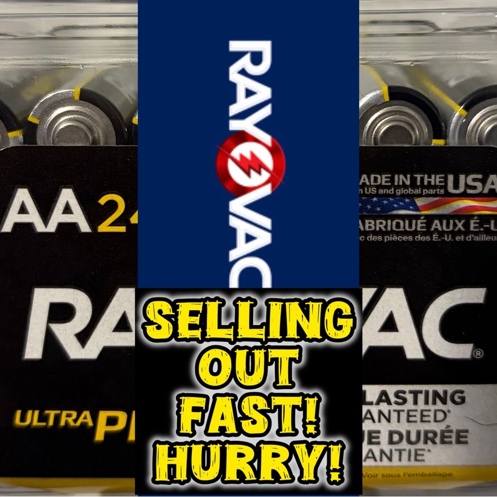 AA Batteries 24-Pack - Silver and Black